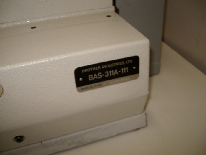 Brother BAS-311A-111 Elektronik İşleme Makinası