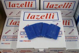 Lazelli Mavi Uçan Çizgi Taşı