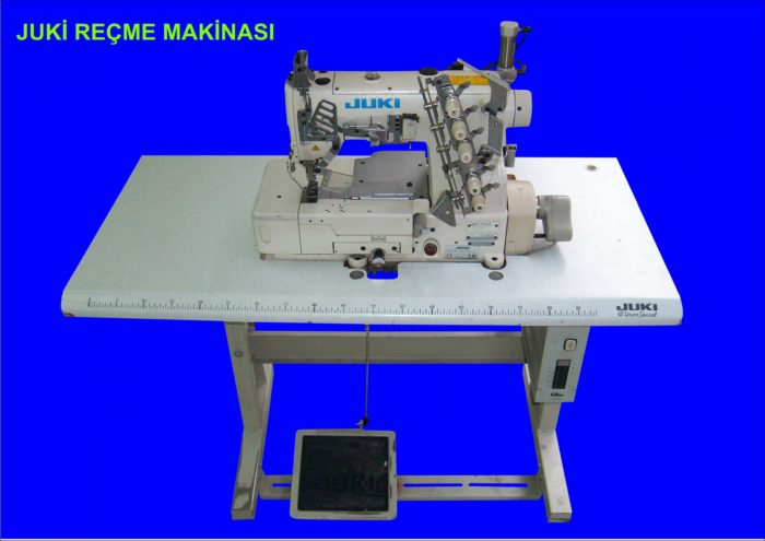 JUKİ MF7723 Elektronik, düz yataklı, karyokalı, etek reçme makinası
