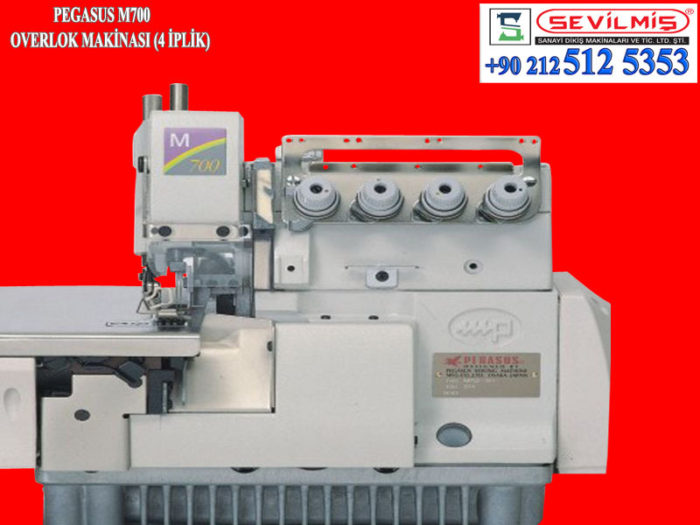 OVERLOK MAKİNASI 4 İPLİK PEGASUS M700