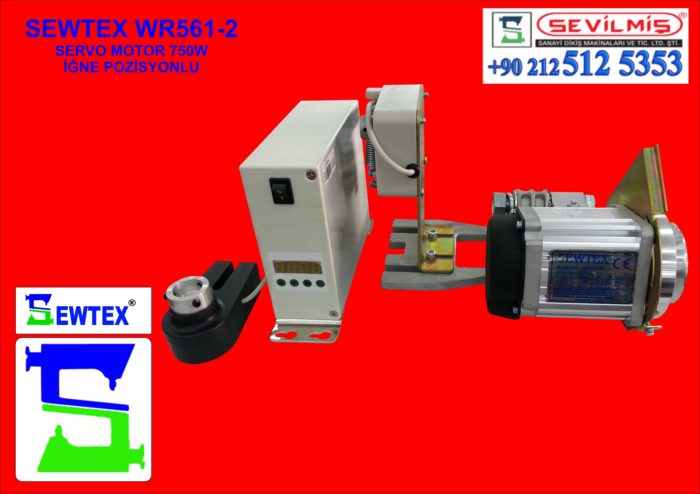 SEWTEX WR561-1 SERVO MOTOR 750W İĞNE POZİSYONLU