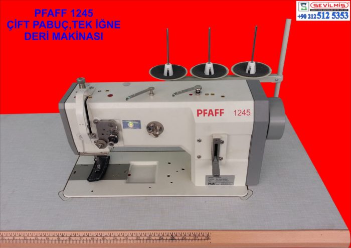 Pfaff 1245 Çift Papuç Deri Dikiş Makinası