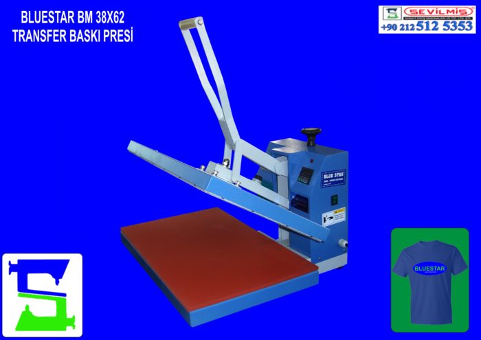 TRANSFER BASKI MAKİNASI BLUESTAR BM38cmX62cm