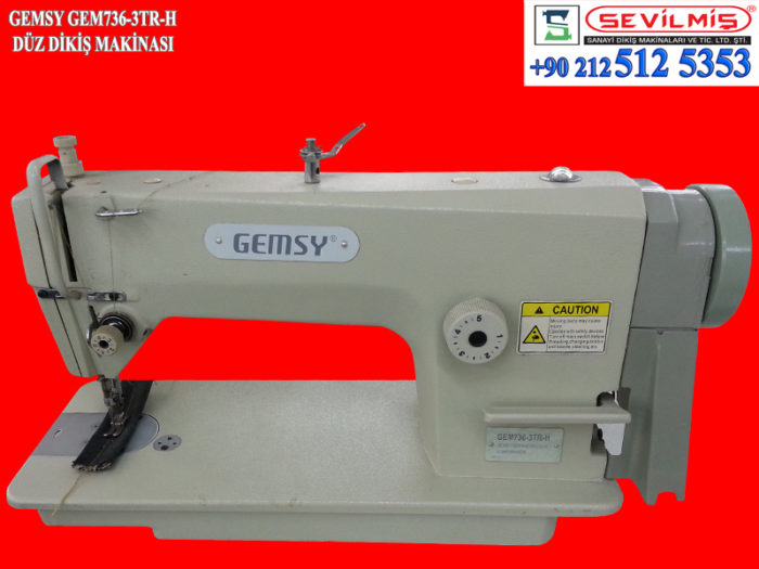 DÜZ DİKİŞ MAKİNASI GEMSY GEM736-3TR-H