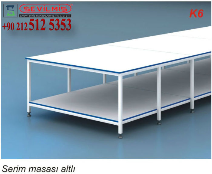 K6 SERİM MASASI ALTLI