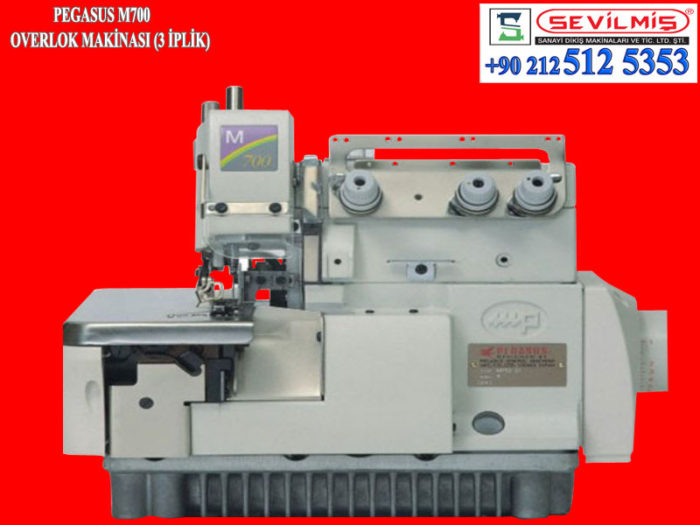 OVERLOK MAKİNASI 3 İPLİK PEGASUS M700