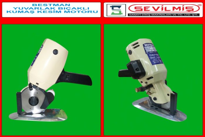 BESTMAN OCTA-100 YUVARLAK BIÇAKLI SARGI BEZİ KESİM MAKİNASI