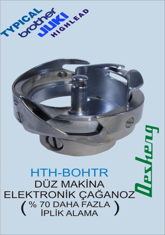 HTH-BOHTR DÜZ MAKİNA ELEKTRONİK ÇAĞANOZ (%70 DAHA FAZLA İPLİK ALMA)