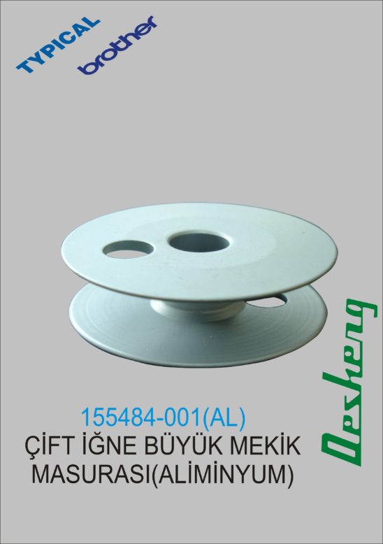 155484-001(AL) ÇİFT İĞNE BÜYÜK MEKİK MASURASI(ALİMİNYUM)