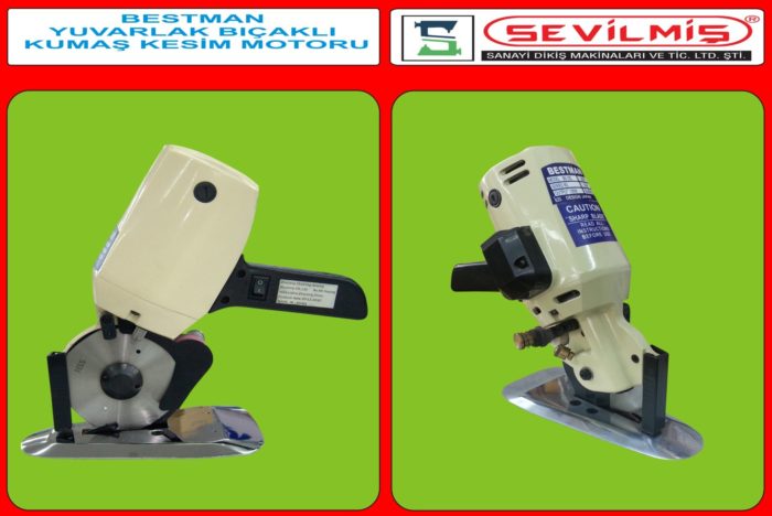 BESTMAN OCTA-100 YUVARLAK BIÇAKLI SARGI BEZİ KESİM MAKİNASI