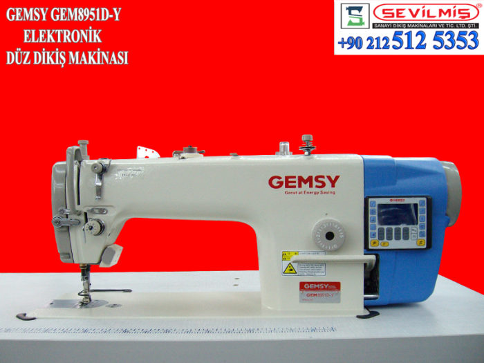 GEMSY GEM8951D-Y ELEKTRONİK DÜZ DİKİŞ MAKİNASI