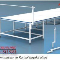 K5 SERİM MASASI VE KONSOL BAŞLIKLI ALTSIZ