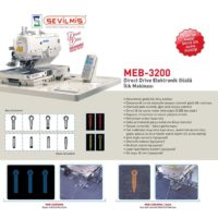 MEB-3200 DİRECKT DRİVE ELEKTRONİK GÖZLÜ İLİK MAKİNASI