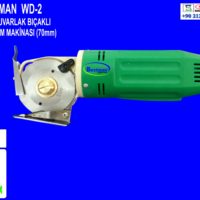 BESTMAN WD-2 YUVARLAK BIÇAKLI KUMAŞ KESİM MAKİNASI