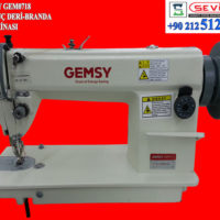 Gemsy GEM0718 Çift Çekerli Deri-Branda Dikiş Makinesi