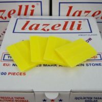 Lazelli Sarı Uçan Çizgi Taşı