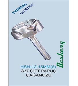 HSH-12-15MM(6)  837 ÇİFT PAPUÇ  ÇAĞANOZU