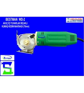 BESTMAN WD-2 YUVARLAK BIÇAKLI KUMAŞ KESİM MAKİNASI